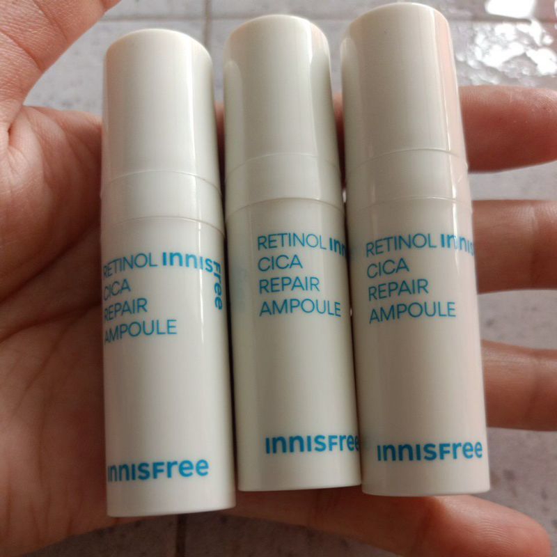 InnisfreeRETINOL CICA REpair Ampoule SET 5 ml.  อินนิสฟรี เรตินอล ซิคา ขนาดทดลอง