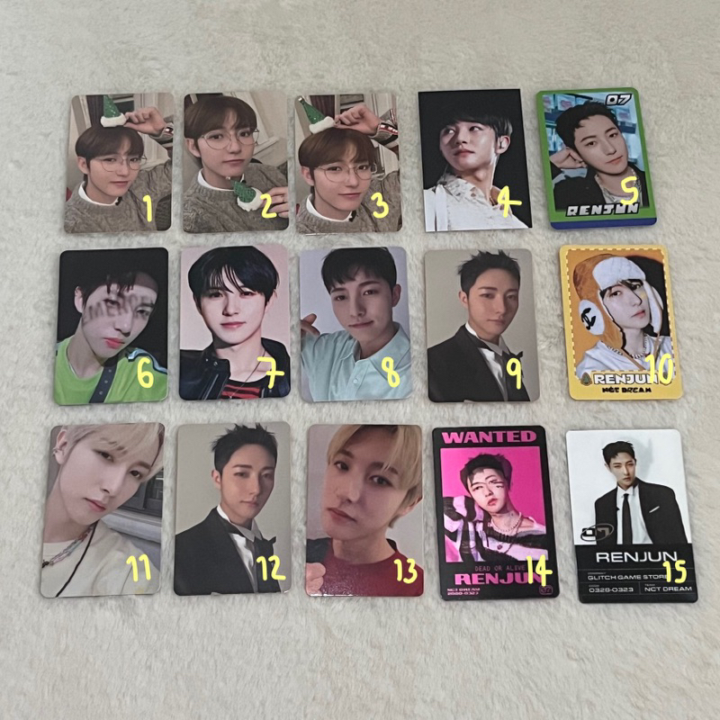 [พร้อมส่ง] การ์ดอินจุน NCT Dream empathy glitch mode hello future candy trading