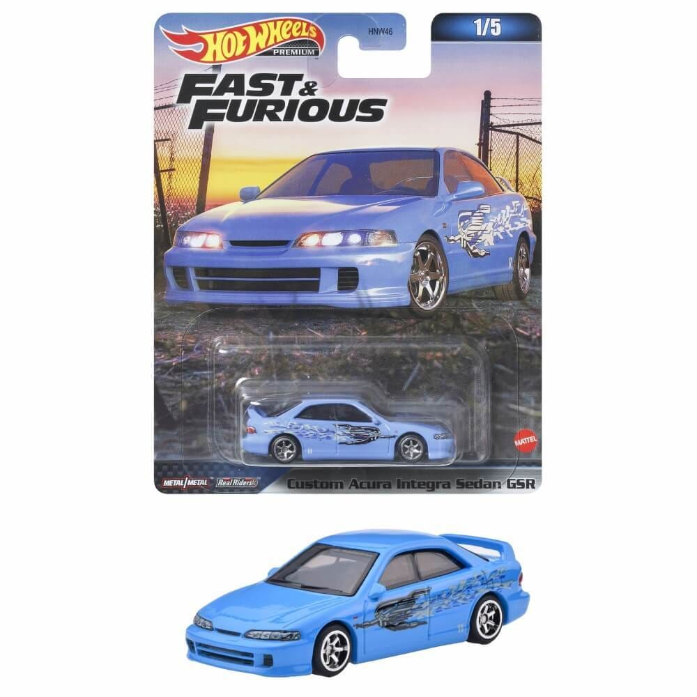 ้HOT WHEELS : CUSTOM ACURA INTEGRA SEDAN GSR จากชุด FAST & FURIOUS 2023 ล้อยาง JP70 #