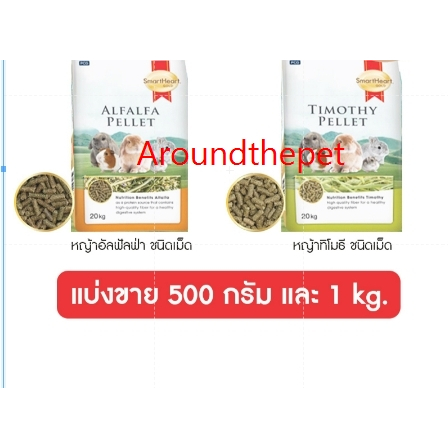 (แบ่งขาย) SmartHeart Gold อาหารกระต่าย หญ้าอัลฟัลฟ่า หญ้าทิโมธี ชนิดเม็ด
