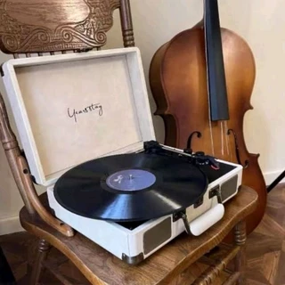 【⚡ส่งของจากไทย】 Vinyl เครื่องเล่นแผ่นเสียง turntable Portable gramophone Bluetooth speaker