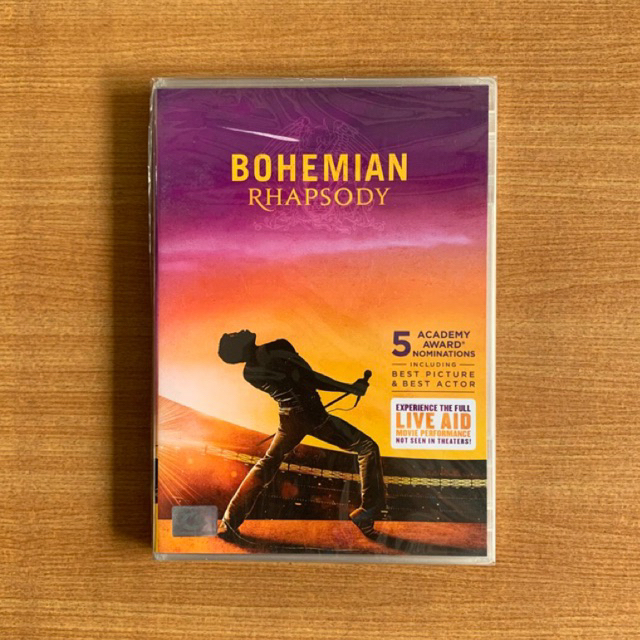 DVD : Bohemian Rhapsody (2018) โบฮีเมียน แรปโซดี [มือ 1] Queen / Rami Malek / ดีวีดี หนัง แผ่นแท้ ตร