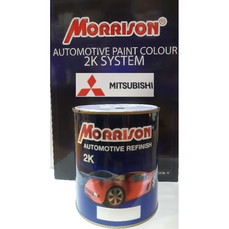 สีพ่นรถยนต์ MORRISON 2K สี MITSUBISHI ขนาด 1 ลิตร