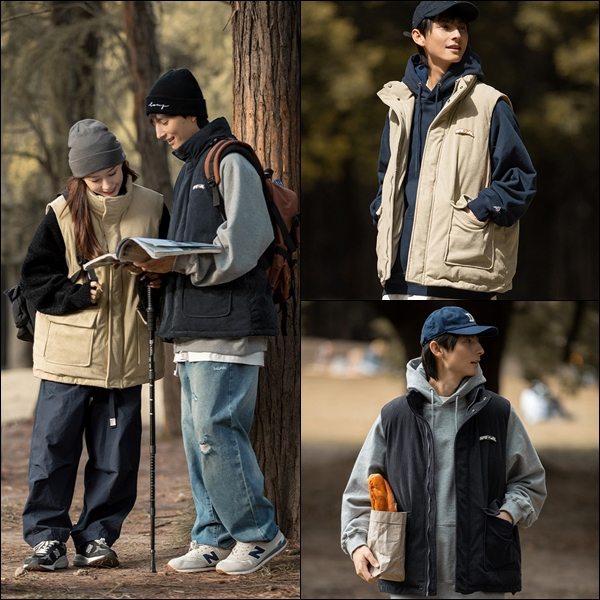 Corduroy Vest Jacket เสื้อกั๊กกันหนาว ผ้าหนานุ่ม อุ่นมากค่ะ (10355MM)