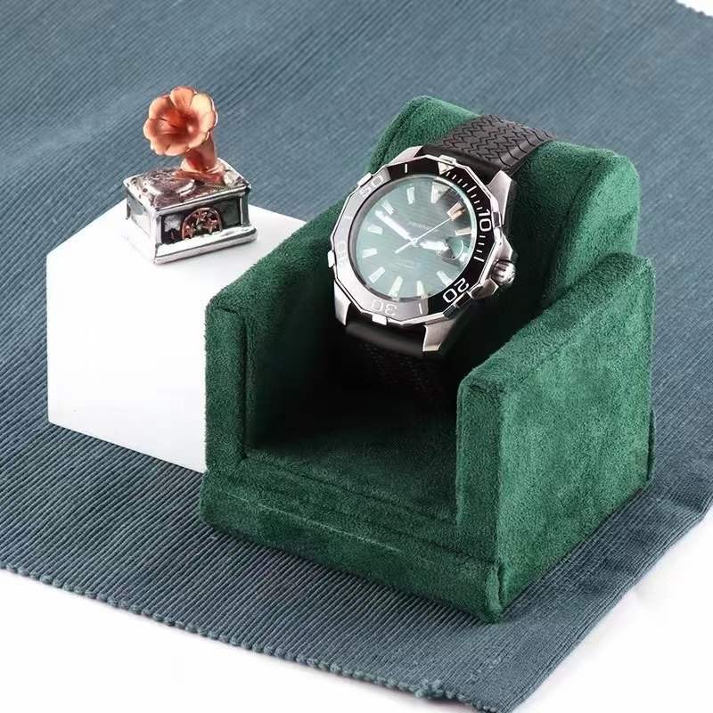 *พร้อมส่ง*กล่องนาฬิกา(วัสดุหนังไมโครไฟเบอร์+ในไม้)ขาตั้งนาฬิกา สําหรับวางโชว์นาฬิกาข้อมือ