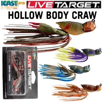 เหยื่อปลอม LIVETARGET HOLLOW BODY CRAW