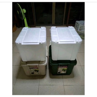 กล่องโฟมเก็บความเย็นขนาด36ลิตร สำหรับถังเเช่ KTP-50 ขนาดลังโฟม (กว้างxยาวxสูง) 36.9 x 45.5 x 34 cm
