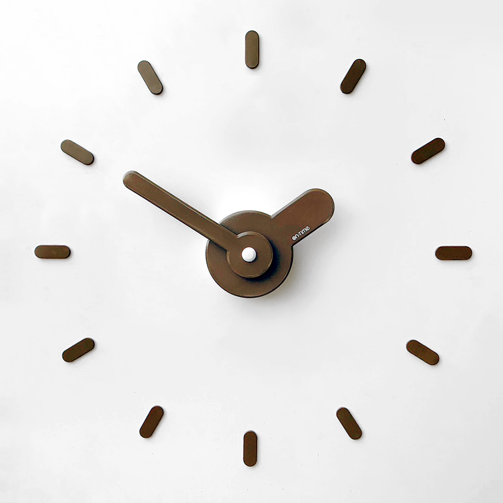 นาฬิกา On-Time V1M น้ำตาล Brown 48-60 เซน Wall Clock นาฬิกาแขวนผนังไม่เจาะผนัง เข็มนาฬิกาใหญ่