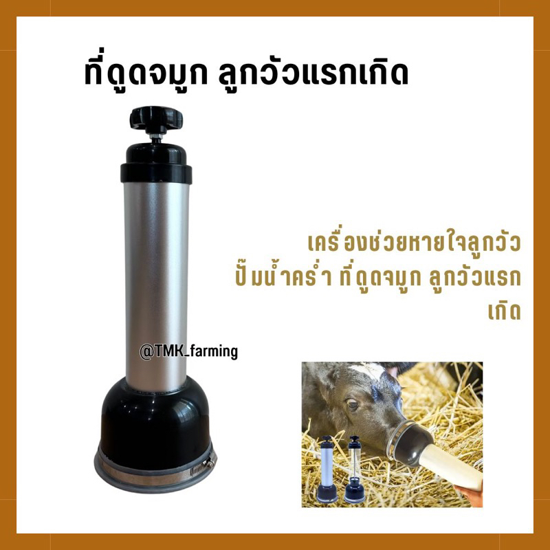 ที่ดูดจมูกลูกวัวแรกเกิด เครื่องช่วยหายใจลูกวัว
