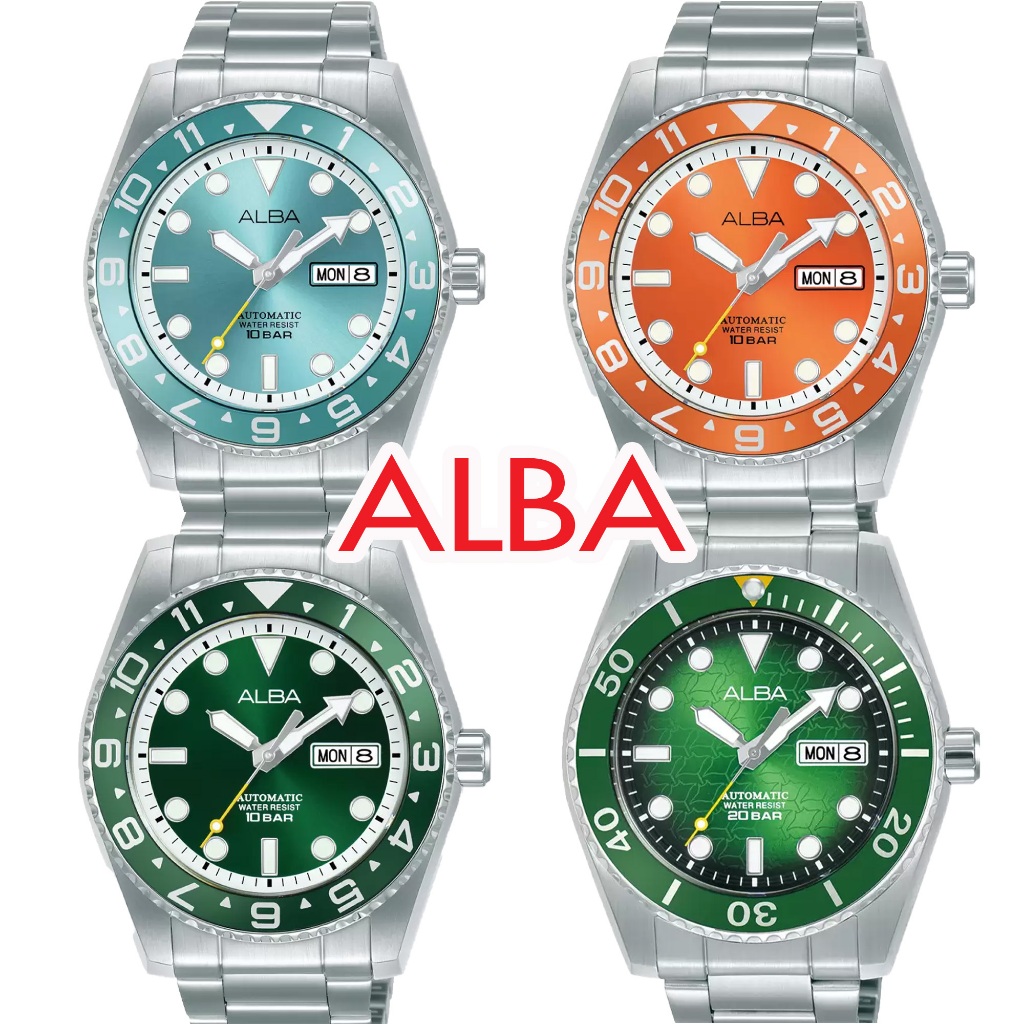 ALBA  Sumo ระบบออโตเมติก รุ่นใหม่ นาฬิกาข้อมือผู้ชาย
