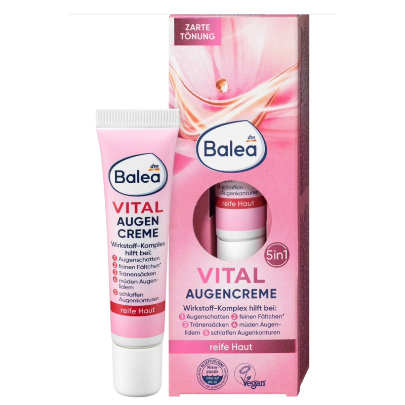 Balea eye cream ครีมบำรุงรอบดวงตา ลดรอยหมองคล้ำ วัย 45-60ปี