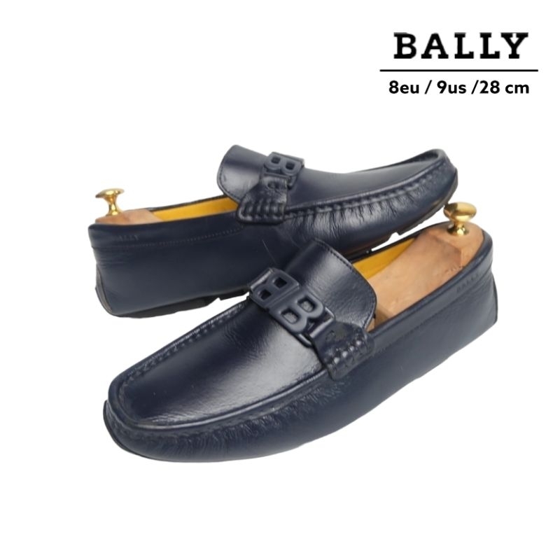 Bally loafers shoes​ size 8eu 9us​ รองเท้า​ ผู้ชาย