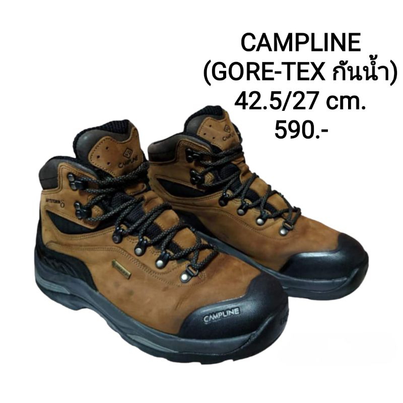 รองเท้ามือสอง CAMPLINE 42.5/27 cm. (GORE-TEX กันน้ำ)
