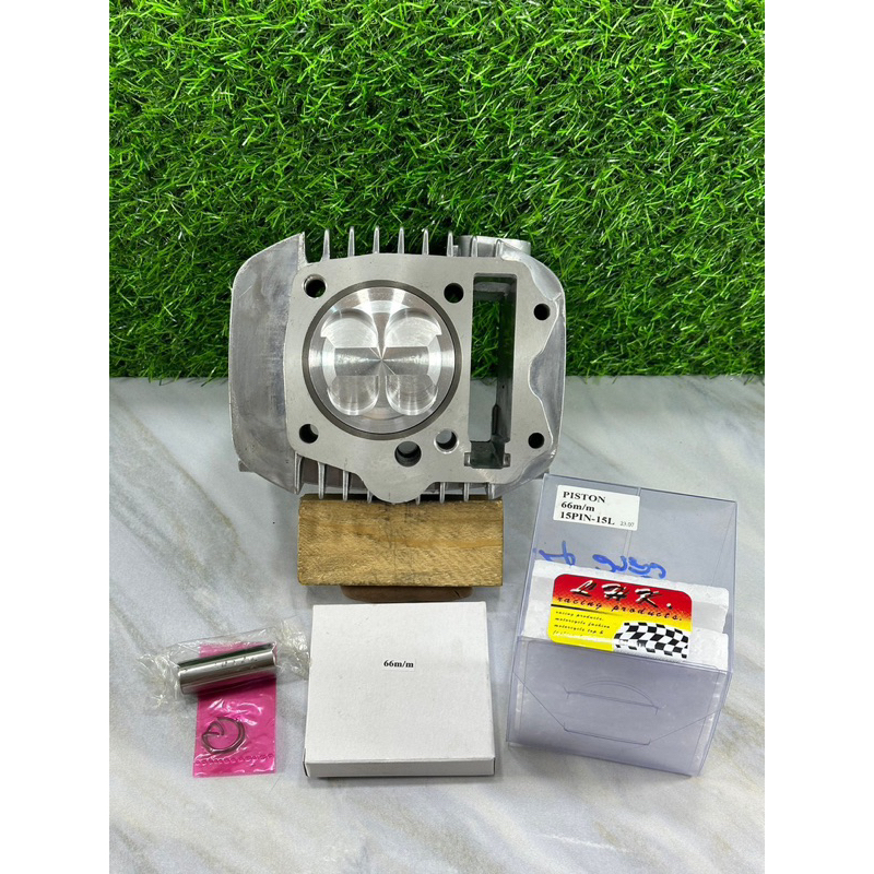 เสื้อ125ลูก66-4วาวลูกLHKสลัก15มิลปลอกสูบยาวใส่ชัก5ชัก7ปลอกนอกโต71มิลใส่125iไฟเลี้ยวบังลมและ125คาร์บู