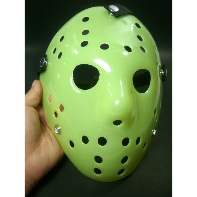 ของเล่น หน้ากากเจสัน Jason สีเขียว หน้ากากแฟนซี หน้ากากของเล่น