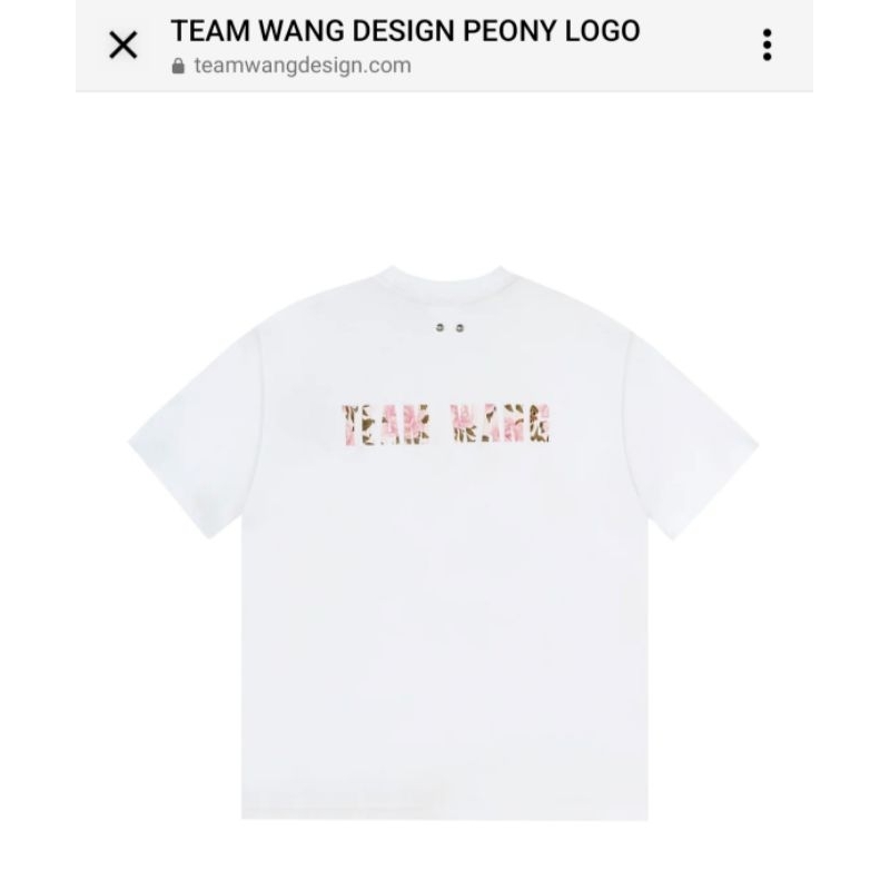 ปล่อยเสื้อ Team Wang Design  *Mudance Peony*ของแท้ size 2