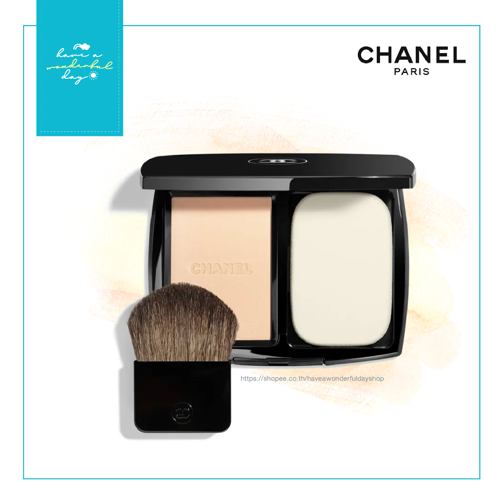แท้ 💯% CHANEL lightweight compact makeup radiance 40 Beige13g แป้งผสมรองพื้นอัดแข็งเนื้อบางเบาเพื่อความอ่อนโยน