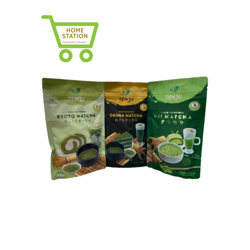 Tenju Matcha ผงชาเขียวเทนจู 3สูตร 100กรัม