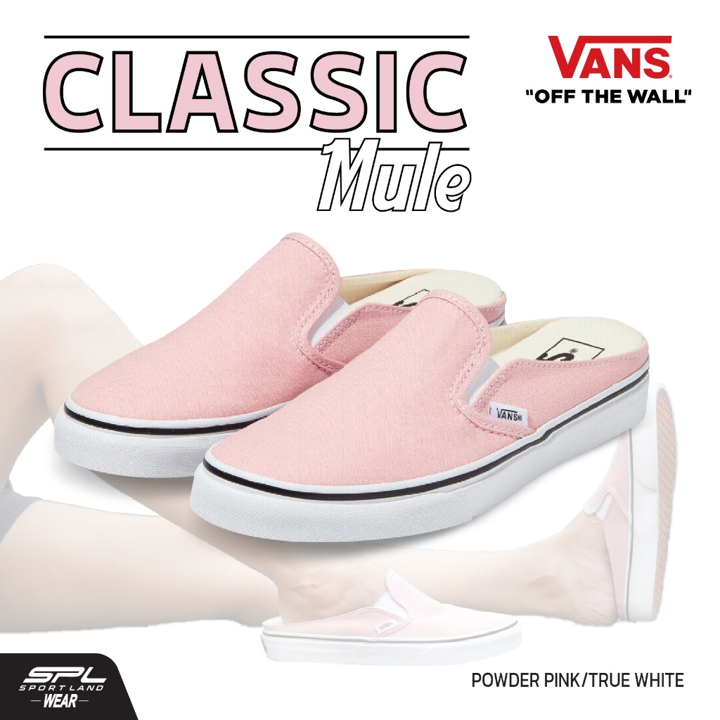 Vans รองเท้า รองเท้าผ้าใบ สำหรับผู้ชาย M Classic Slip-on Mule VN0A4P3U9AL (2300)