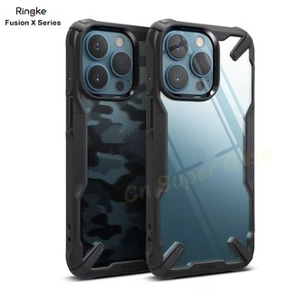 Ringke Fusion X เคสสำหรับ iPhone 14 Pro Max/14 Pro/14 Plus/13 Pro เคสกันกระแทก ขอบยาง TPU