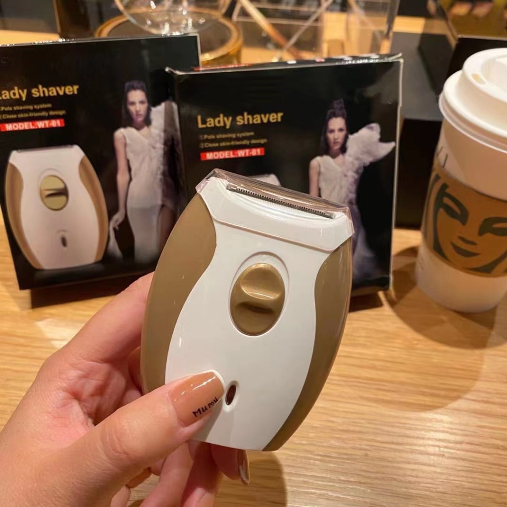 lady shaver WT01 เครื่องถอนขนไฟฟ้า ไร้สายชาร์จไฟผ่านUSB ที่ถอนขนรักแร การโกนที่ไม่เจ็บปวด
