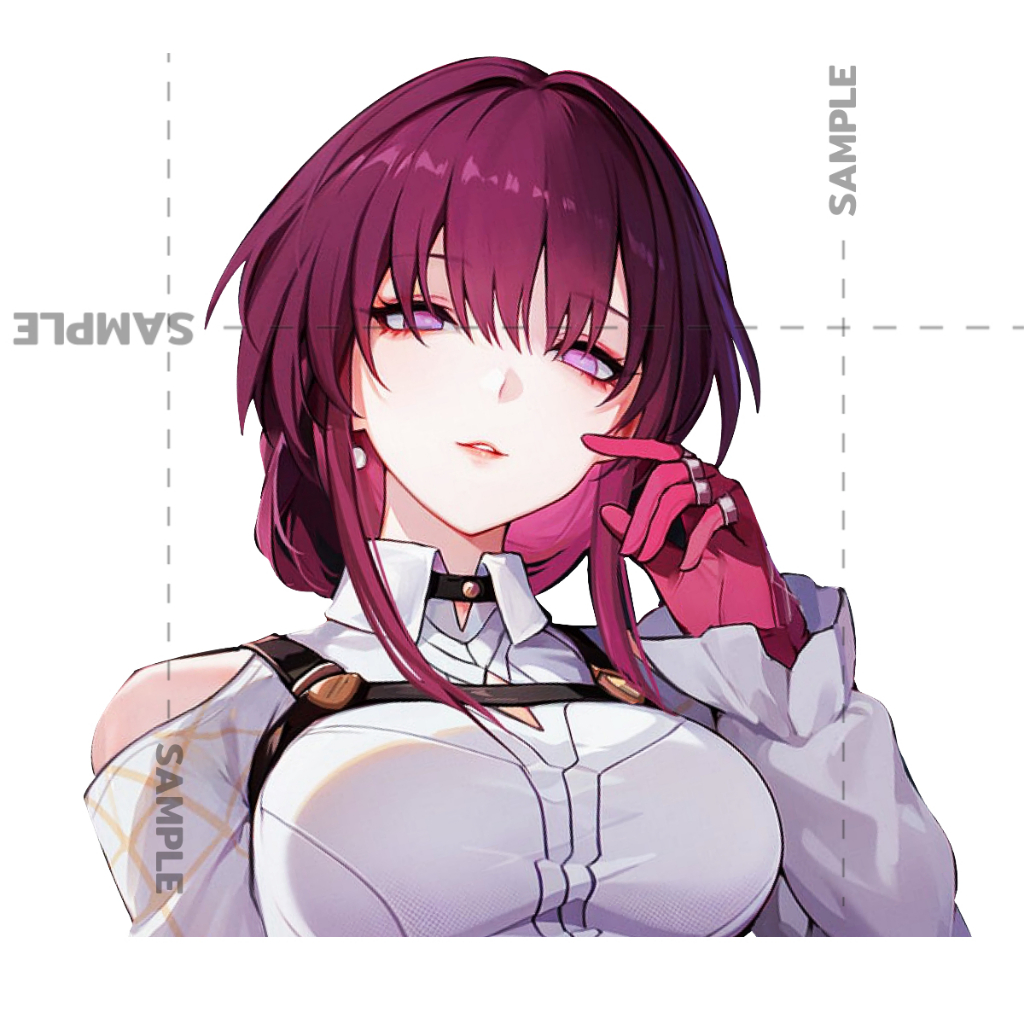 kafka สติ๊กเกอร์ V.4 honkai star rail Game Sticker Die-cut สติ๊กเกอร์ 2 แผ่น kafka star rail kafka s