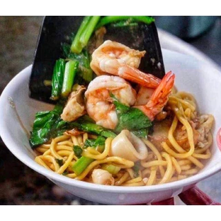 หมี่เหลืองหาดใหญ่ผลิตเองสดใหม่ทุกวันขนาดบรรจุ450กรัม
