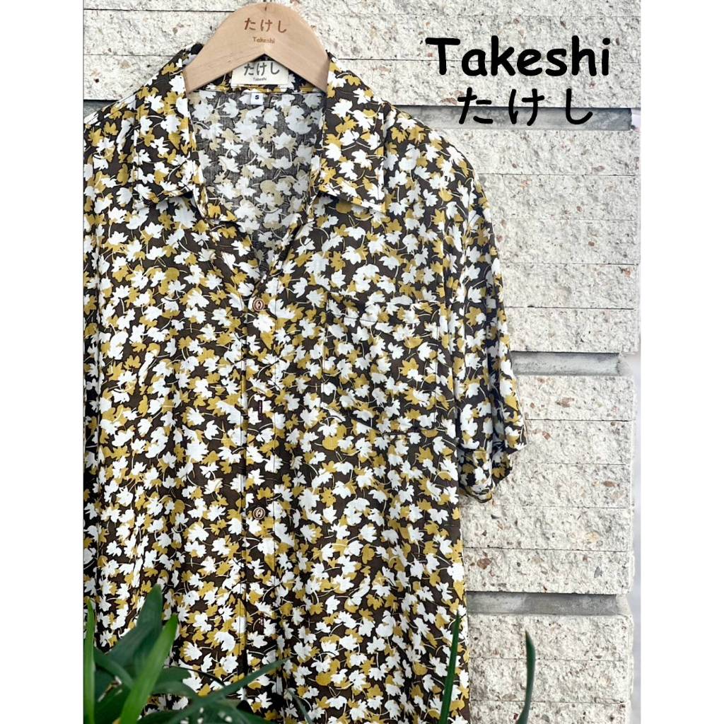 เสื้อเชิ้ตแขนสั้นฮาวาย Takeshi