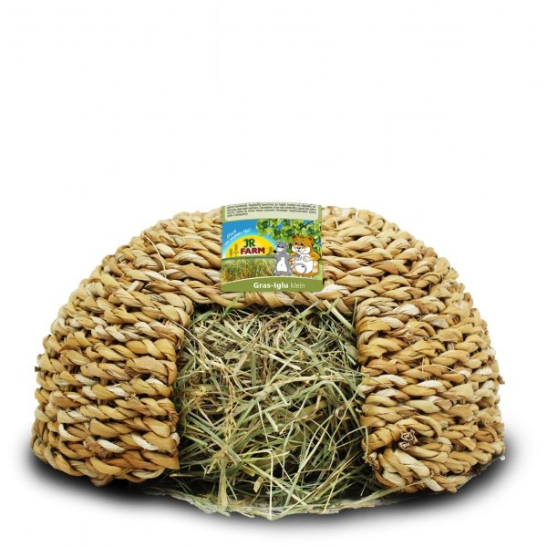 JR FARM Grass igloo small ทำจากหญ้ามิสแคนทัสธรรมชาติ 100% และมีเส้นใยดิบสูงตามธรรมชาติ#19731
