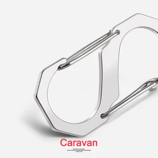 Caravan Crew Metal Clasps Key Chain Ring Holder Outdoor Camping Snap Buckles