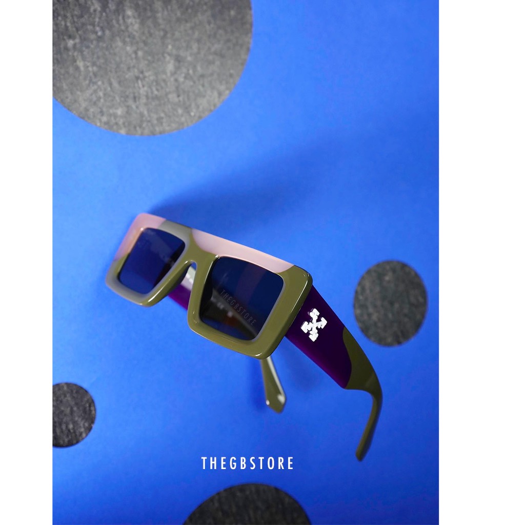 แว่นกันแดด Off-White ™︎ SEATTLE Green OERI069 / ตัวแทนจำหน่าย Off-White ™︎ EYEWAER เป็นทางการ