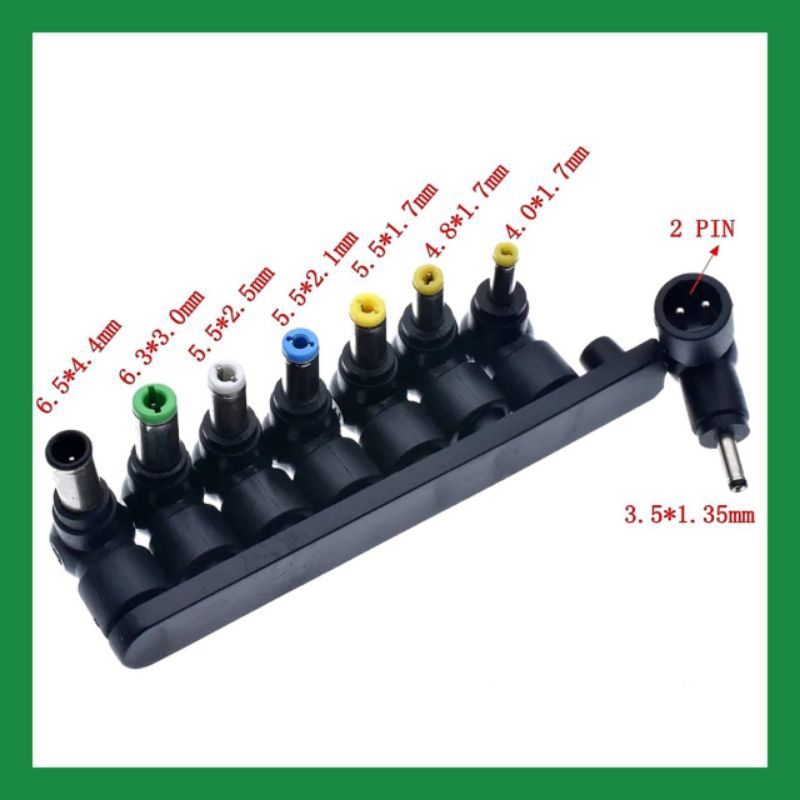 หัวแปลงปลั๊กเชื่อม adapter DC ขนาด 5.5 × 2.1แปลงเป็นขนาดต่างๆ 8 ไซส์ ราคา ถูกที่สุด ดีลบีเคเค แกลเลอรีภาพที่ 5
