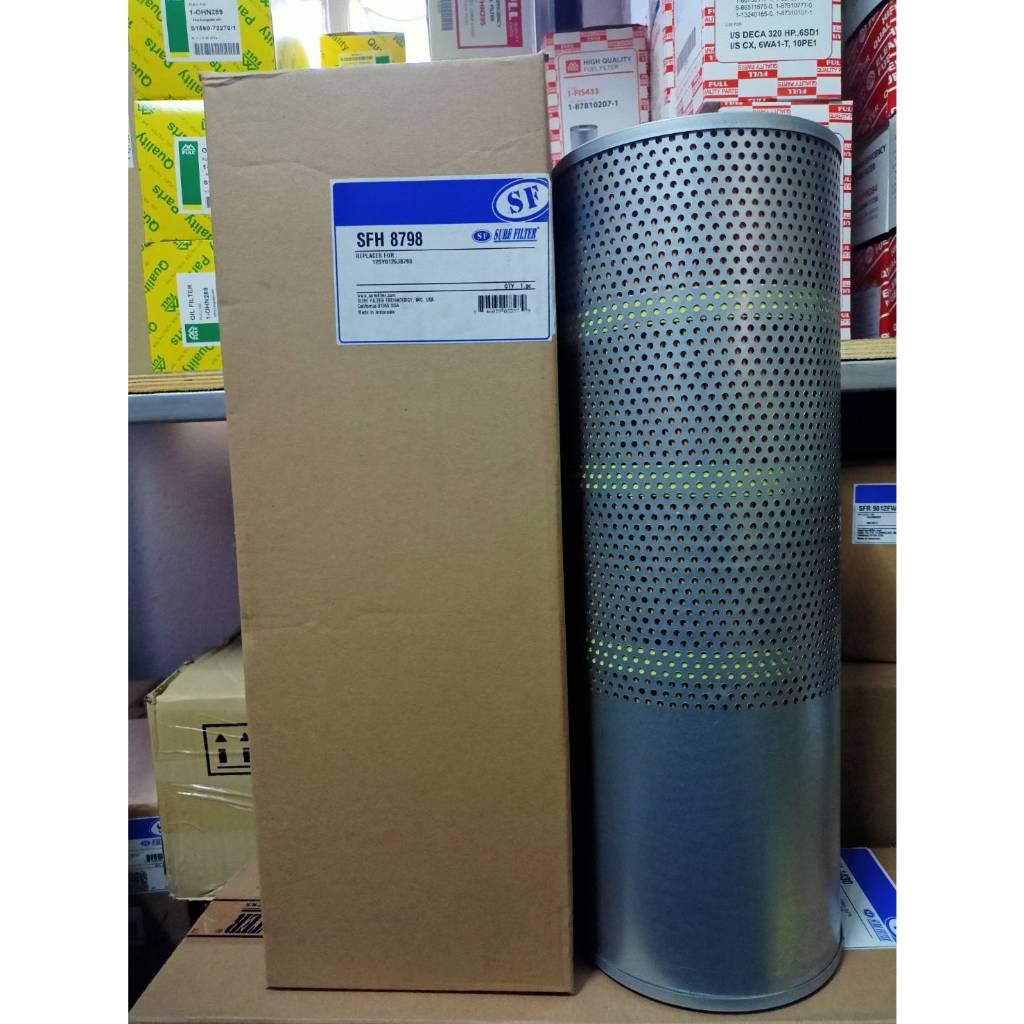 Sure Filter  SFH8798  กรองไฮดรอลิค  SFH 8798  12SY0126J8798  SANY SY135C-9  SY205C-9  SY215C-9  Hydr