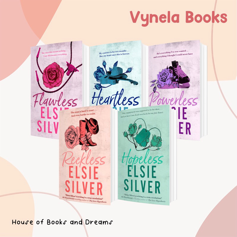 VYNELA (หนังสือภาษาอังกฤษ) FLAWLESS / HEARTLESS / POWERLESS / RECKLESS / HOPELESS (CHESTNUT SPRINGS #1-5) — ELSIE SILVER