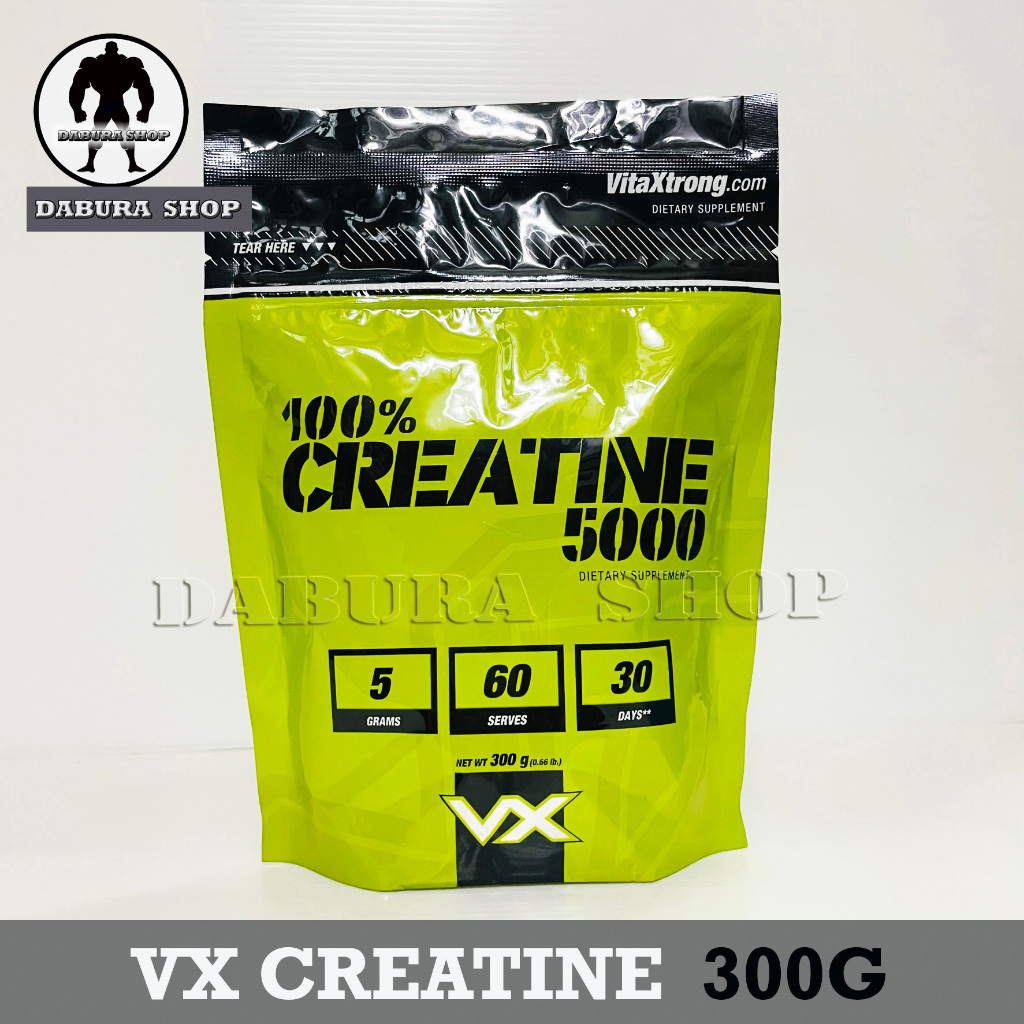 VX VITAXTRONG 100% CREATINE 5000 ขนาด 300 G เพิ่มพละกำลัง เพิ่มแรง สะสมพลังงานให้กล้ามเนื้อ