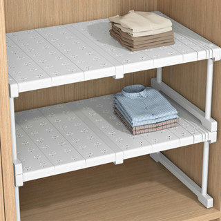 ROMOSS ชั้นวางเสื้อผ้า สีขาว ลิ้นชัก ชั้นวางอเนกประสงค์ แบบเ…