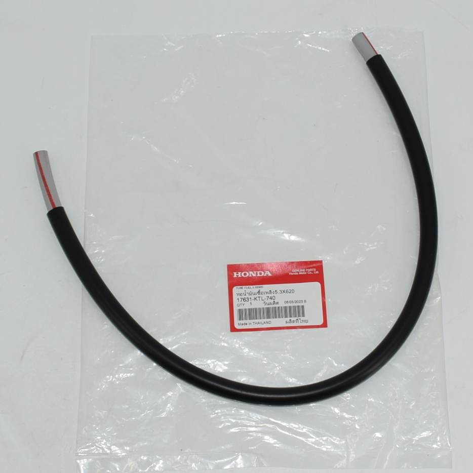 สายน้ำมัน (รถคาร์บู) ยาว60CM รูใน5.3มิล แท้ศูนย์ฮอนด้า ราคา/1เส้น 17631-KTL-740