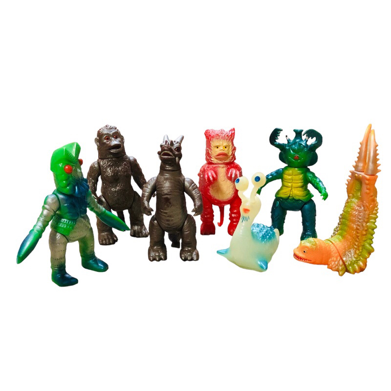 Bandai Bullmark Ultraman Sofubi Soft Vinyl Mini Figure Set