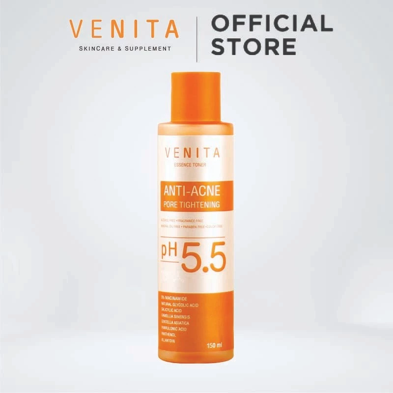 VENITA Anti-Acne Pore Tightening Essence Toner ลดสิว กระชับรูขุมขน