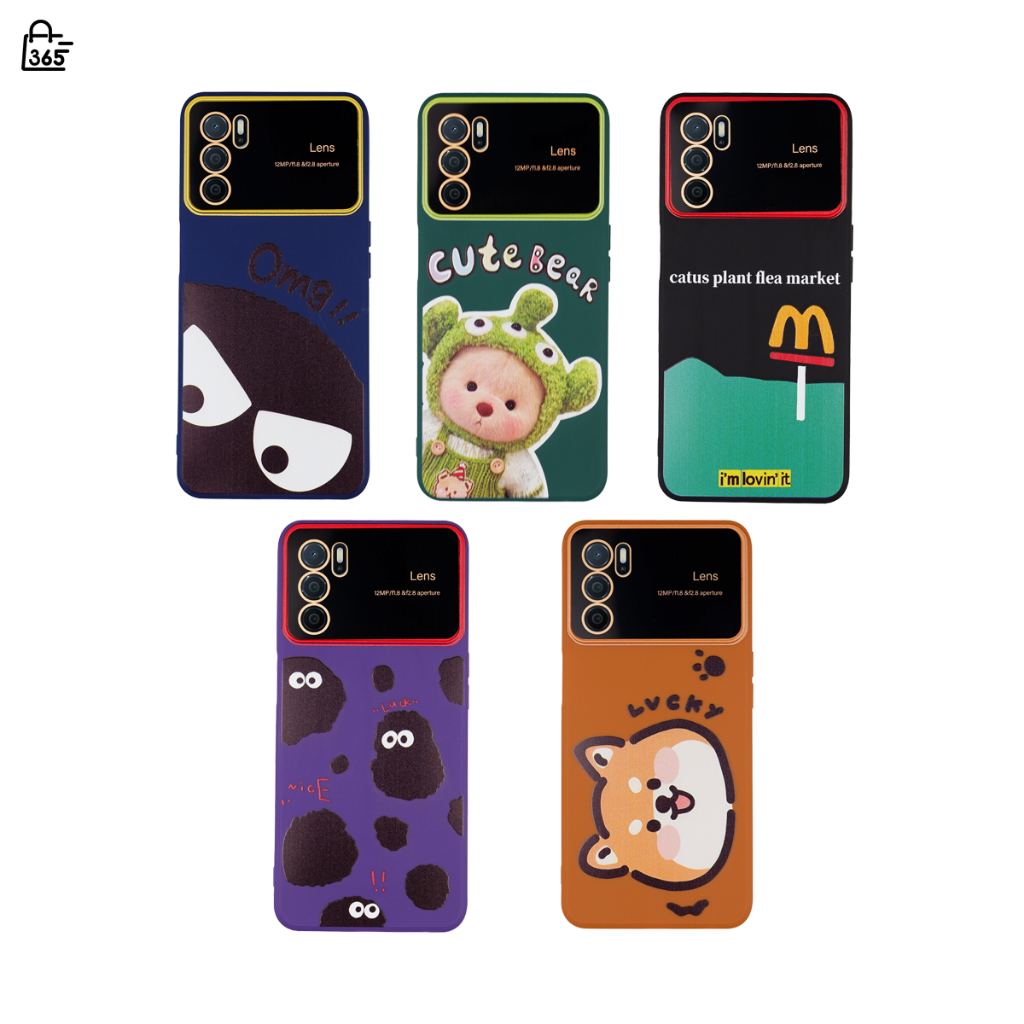 เคส สำหรับ OPPO A16 CPH2269 เคสซิลิโคนนิ่ม สกรีนลาย ลายการ์ตูน กันกล้องใส