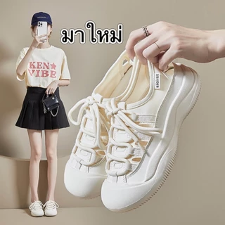มาใหม่ Marian รองเท้าผ้าใบรัดส้นสำหรับผู้หญิง No.A0449พร้อมส่ง