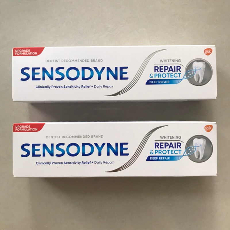 2x Sensodyne Repair & Protect Whitening 100 g • [แพ็คคู่] เซ็นโซดายน์ รีแพร์ & โพรเทคต์ ไวท์เทนนิ่ง 100 กรัม