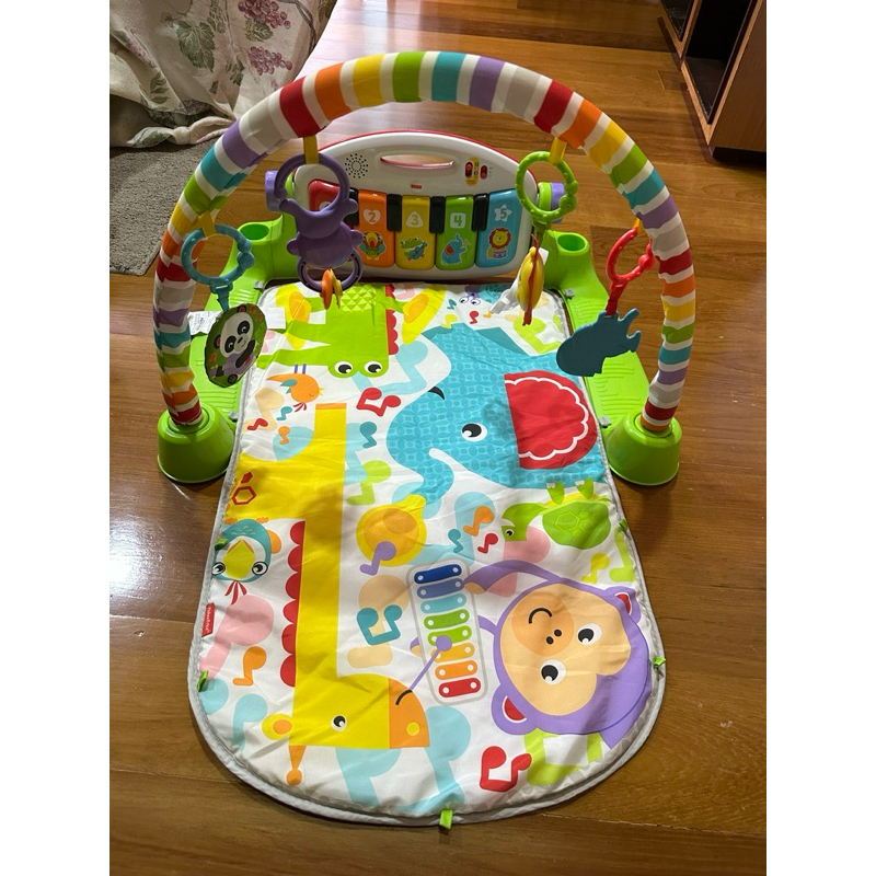 Fisher Price Deluxe Kick and Play Piano Gym เพลยิมสำหนับเด็ก เปียโน มือสอง สภาพ 80%