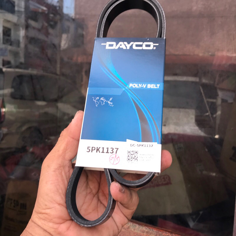 สายพานHonda city 5pk1137 Daycoแท้USAเนื้อสายพานแบบpoly-belt เนื้อยางชนิดพิเศษปราศจากเสียงรบกวนทนทานสายพาน city