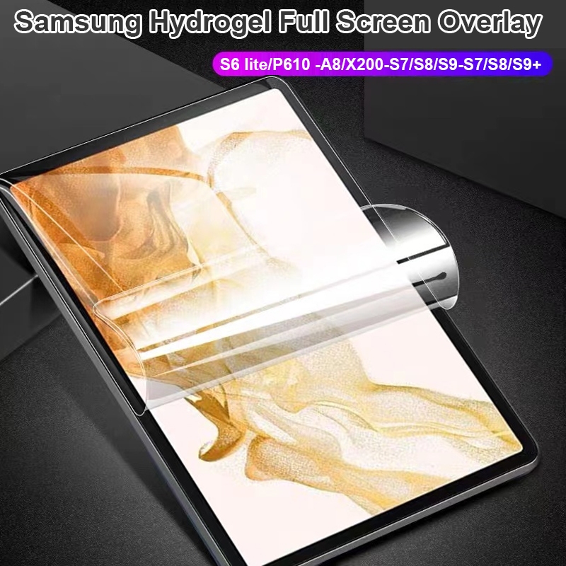 ฟิล์มไฮโดรเจลนิ่ม ใส ผิวด้าน กันรอยหน้าจอ  สําหรับ Samsung Galaxy Tab S8 Ultra Plus A8 10.5 2021