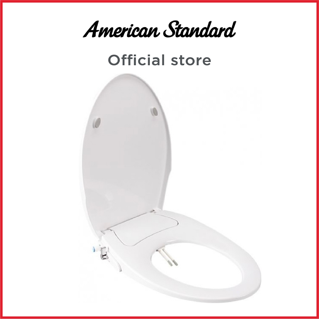 American Standard Slim Smart Wash II ฝารองนั่งฝารองนั่งกึ่งอัตโนมัติ ไม่ใช้ไฟฟ้า สีขาว EB-FB109SW