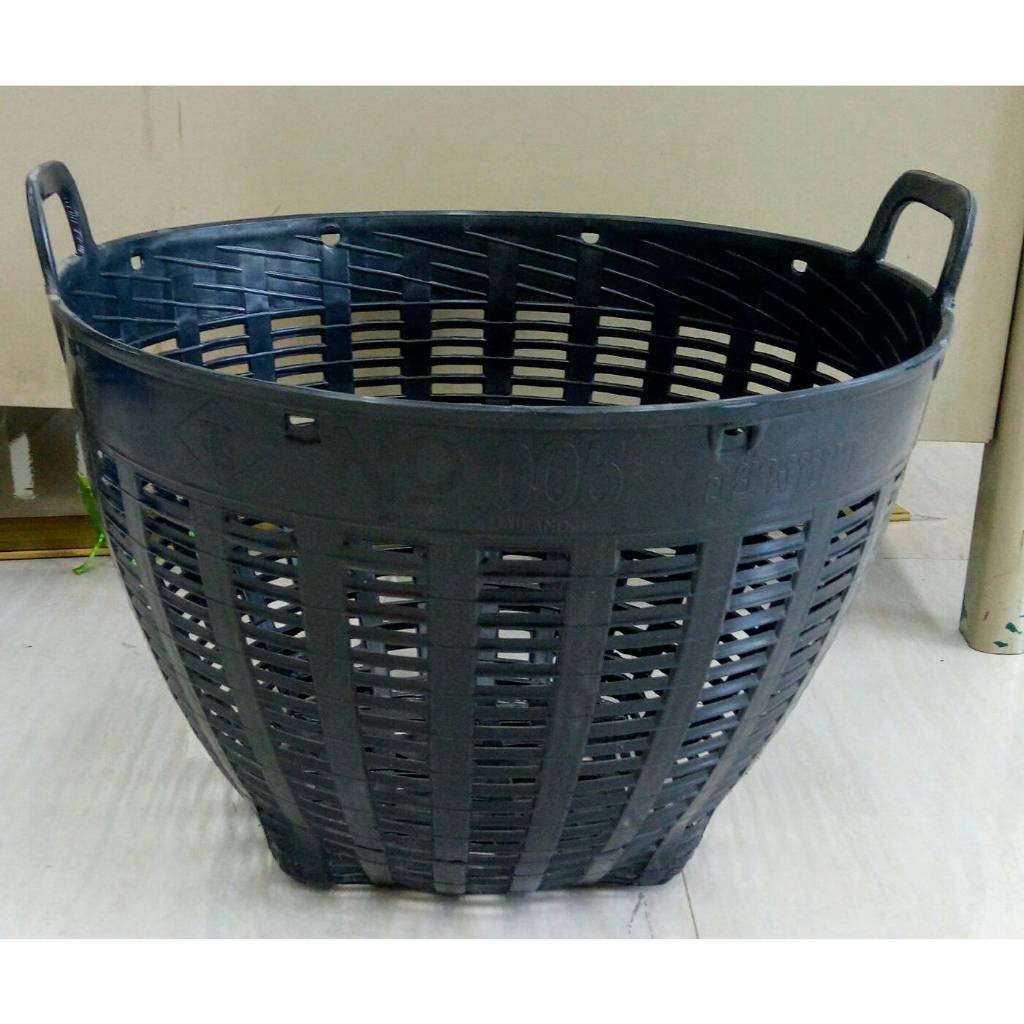 เข่งเบอร์ 5 แพ็ค 12-36 ใบ ต่อ1คำสั่งซื้อ ประหยัดค่าส่ง เนื้อเหนียวนิ่ม HDPE บรรจุ15kg.Ø44 x 33cm. ราคา ถูกที่สุด ดีลบีเคเค แกลเลอรีภาพที่ 3