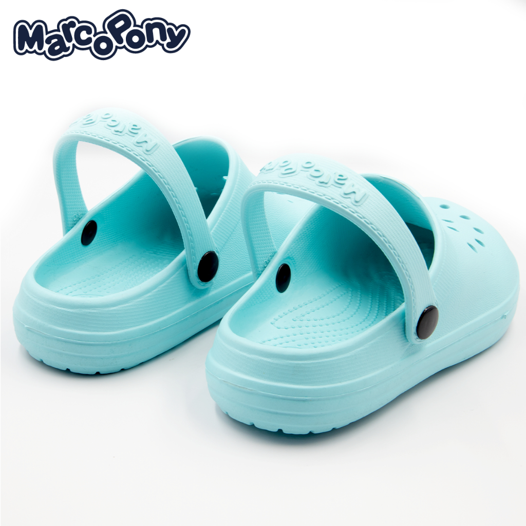 Marco Pony รองเท้าแตะผู้หญิง รัดส้นรองเท้าหัวโต รุ่นเบา นุ่ม สบายเท้า 3cmพื้นหนา น่ารัก กันลื่น พื้นนิ่ม หิ้วนอก MH9015W