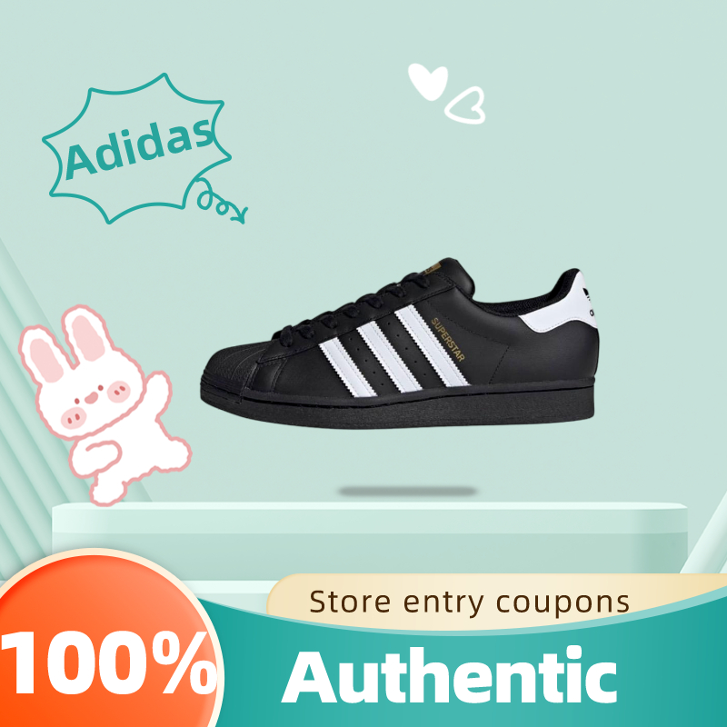 adidas ไลฟ์สไตล์ รองเท้า Superstar Unisex สีขาว EG4958