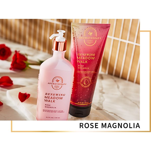 🌹🌹🌹Bath &amp; Body Works รุ่น Aromatherapy กลิ่น Rose Magnolia  หอมกรุ่นละมุนผ่อนคลาย หลับสบายมีสมาธิ ใหม่แท้ 100% USA
